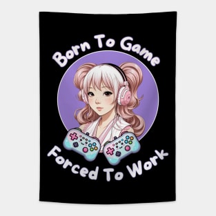 Gamer Girl Geek Girl Tapestry