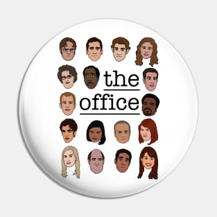 The Office Crew Pin