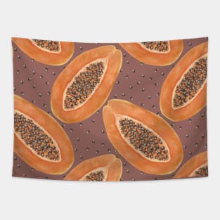 Papaya Pink Pattern Tapestry