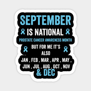 prostate cancer awareness - September prostate cancer awareness month Magnet