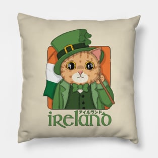 The Irish Neko Pillow