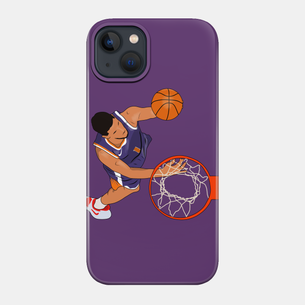 Devin Booker from Above Phoenix Basketball - Devin Booker - Phone Case
