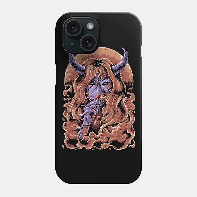 LOLLIPOP WITCH Phone Case by KANDIM'S Studio