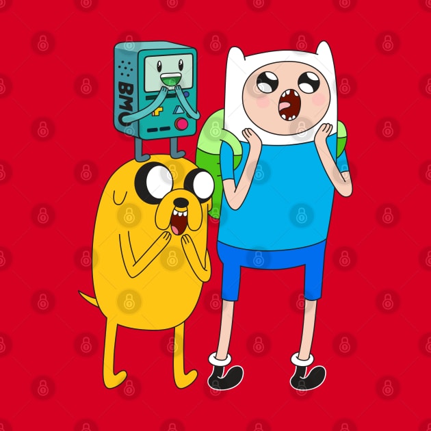 Finn Jake BMO by Plushism