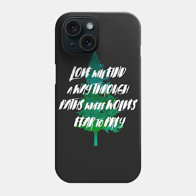 Where Wolves Fear to Pray Phone Case by westcub86