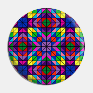 Abstract Geometric Shapes Pins And Buttons Teepublic