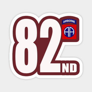 82nd Airborne Paratrooper Magnet