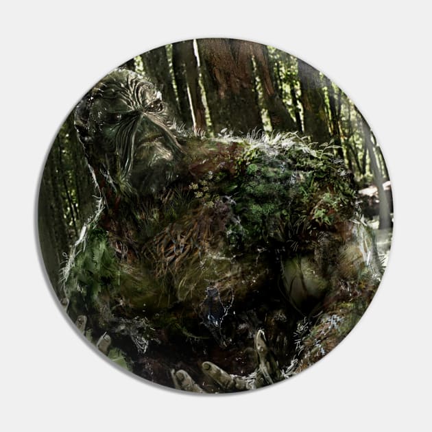 Swamp Thing Pin by uncannyknack