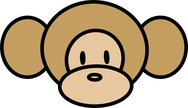 Random Doodles - Monkey Kids T-Shirt by Random Doodles Store