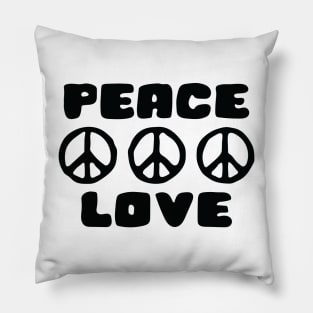 Peace and Love Pillow