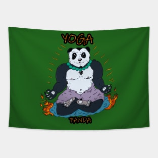 yoga panda Tapestry