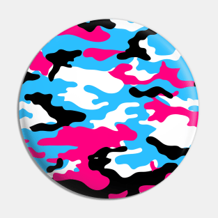 pink camo camouflage Pin