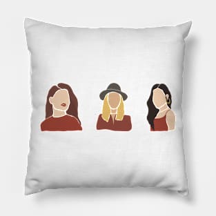 3 Abstract Women Frame Pillow