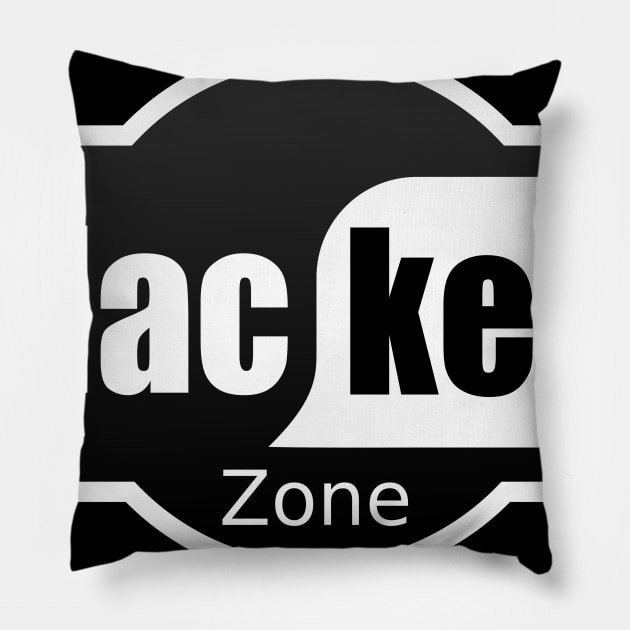 Hacker zone Pillow by TheContactor