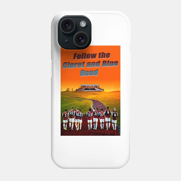 aston villa football club returning to Villa Park prints posters squad team Phone Case by madein1874