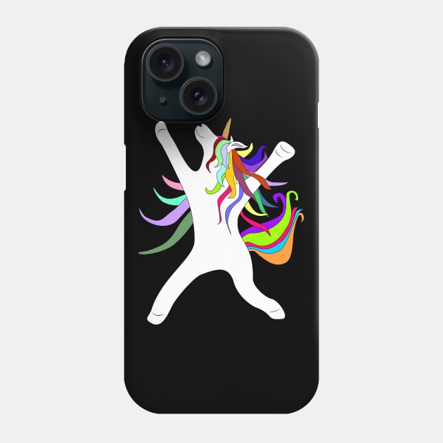 Happy Yippie Unicorn full of joy & happiness Phone Case by FancyTeeDesigns