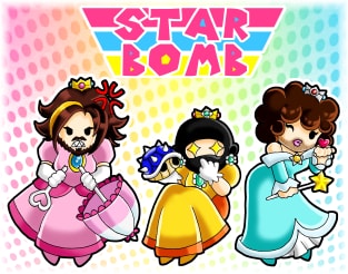 Star Bomb Princesses Magnet