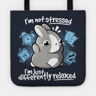 Stressed bunny Tote