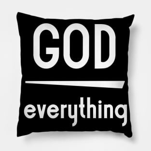 God over everything Pillow