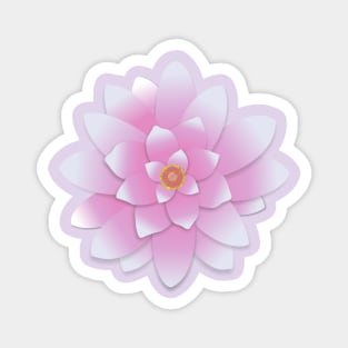 Lotus Single Flower Magnet