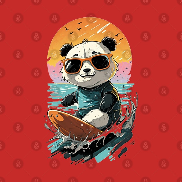 Panda Surf by Karate Panda