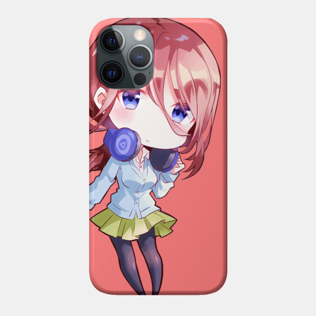 Nakano Miku From Go Toubon No Hanayome Nakano Miku Phone Case Teepublic Want to discover art related to miku_nakano? nakano miku from go toubon no hanayome