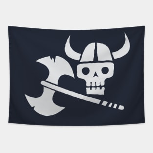 Just a Viking Skull Tapestry