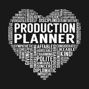 Production Planner Heart T-Shirt