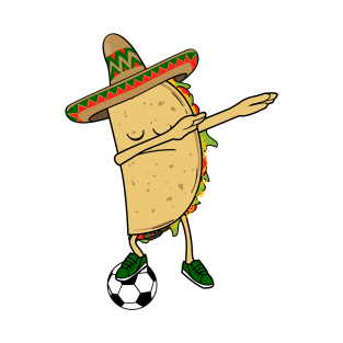 Dabbing Soccer Taco Mexico Jersey Shirt - Mexican Football - World Cup T-Shirt