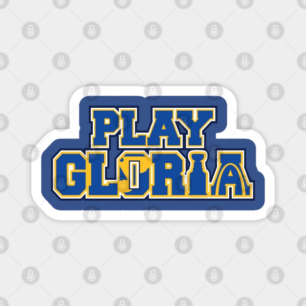 Play Gloria (Home) Magnet by Americo Creative