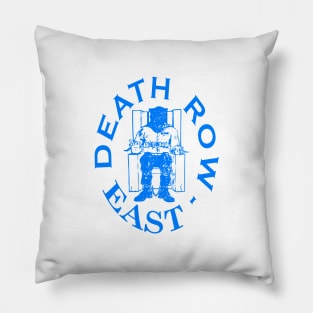 DEATHROWeast_blue Pillow