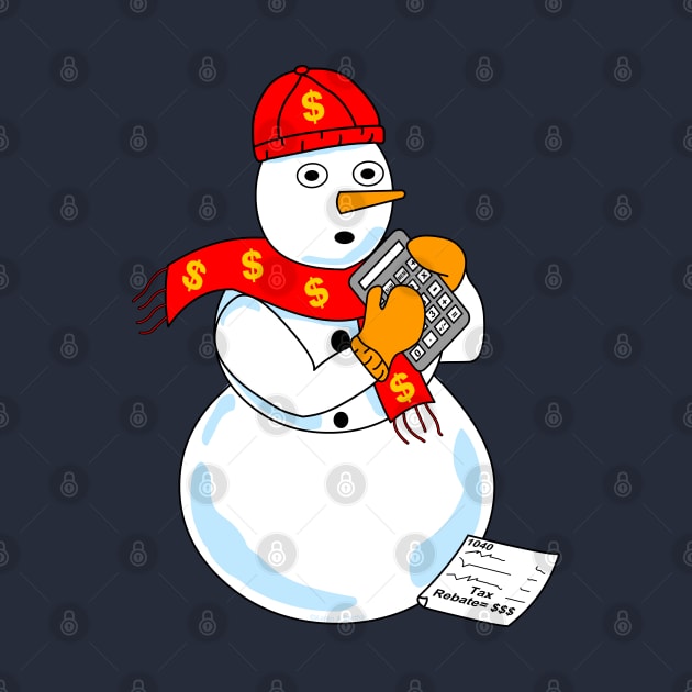 Snowman Accountant by Barthol Graphics