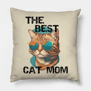 VINTAGE BEST CAT MOM , the best gift for cat lovers Pillow