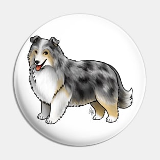 Dog - Shetland Sheepdog - Blue Merle Pin