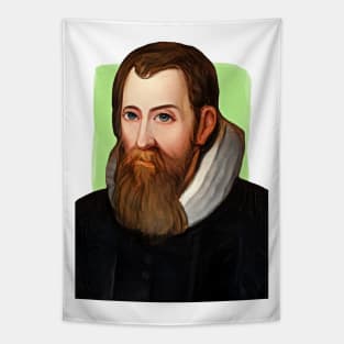 Scottish Mathematician John Napier illustration Tapestry