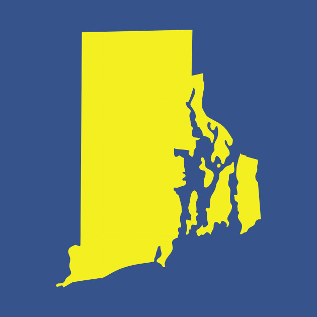 Discover Rhode Island Yellow - Rhode Island - T-Shirt