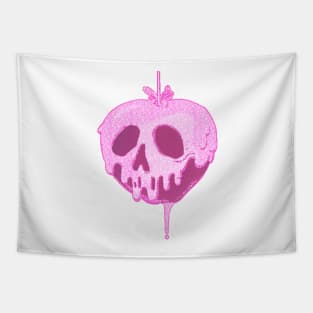 Glittery Pink Poison Apple Tapestry