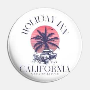 Holiday inn California vintage Pin