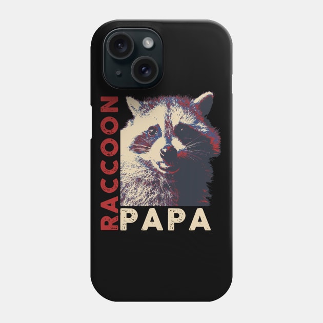 Raccoon Papa Phone Case by mia_me