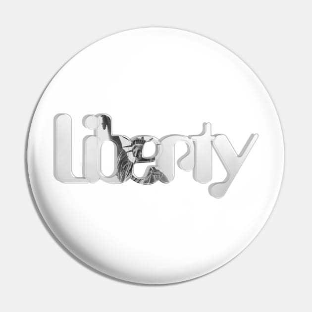 Liberty Pin by afternoontees