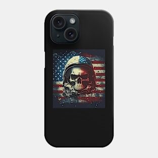 american flag airplane Phone Case