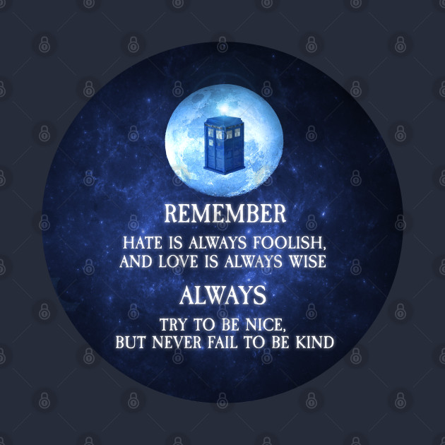 Words To Live By - Doctor Who - Phone Case