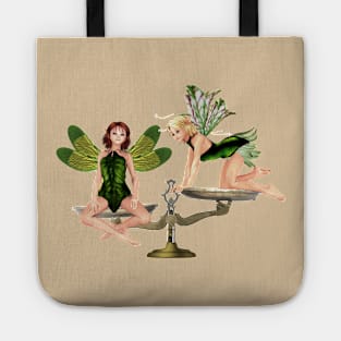 Libra woman girl fairy faerie elf scales Tote