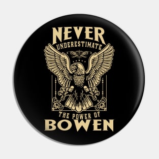 Never Underestimate The Power Of Bowen Pin