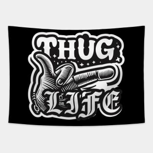 Thug Life Streetwear Aesthetic Design Tapestry