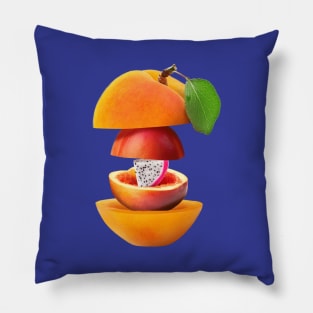 Apricot Peach Dragon Fruit Gifts Vegetarian Pillow