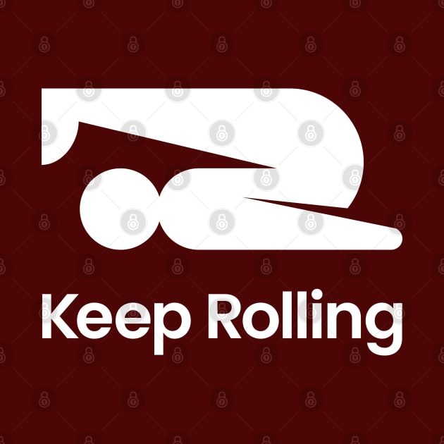 Yoga - Keep Rolling by retropetrol