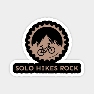 Solo Hikes Rock, Solo Traveling, Solo Adventure Magnet