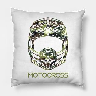 Motocross Camo Dirt Bike Helmet Dirt Bike Rider Pillow