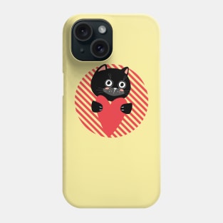 My heart My Cat, Meoww Phone Case